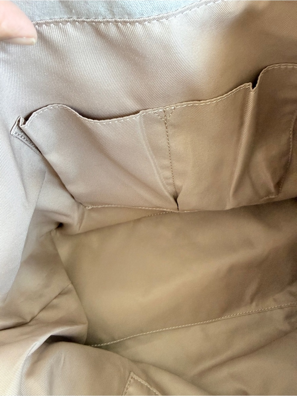 The Sak Los Feliz Large Leather Tote Sand NWT - Picture 7 of 9